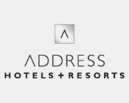 address hotel resorts banner logo