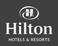hilton hotels resorts banner logo